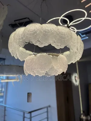 Luxury Double-Ring Crystal Chandelier