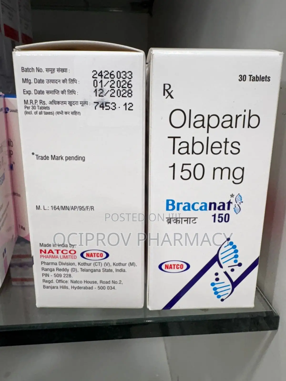 Olaparib Tablet 150mg