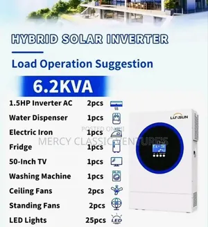 Luxsun 6.2KVA Hybrid Solar Inverter