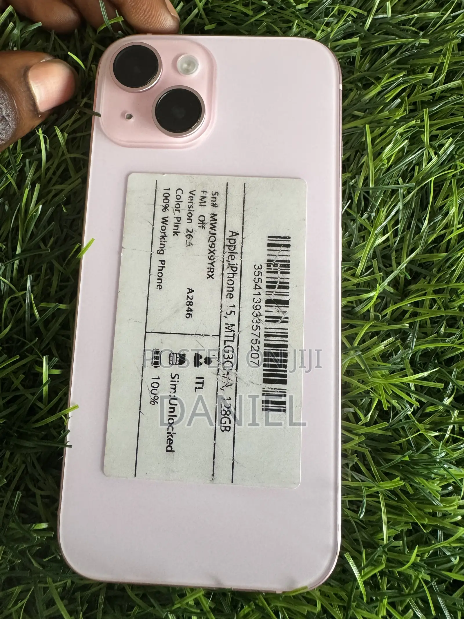 Apple iPhone 15 128 GB Pink