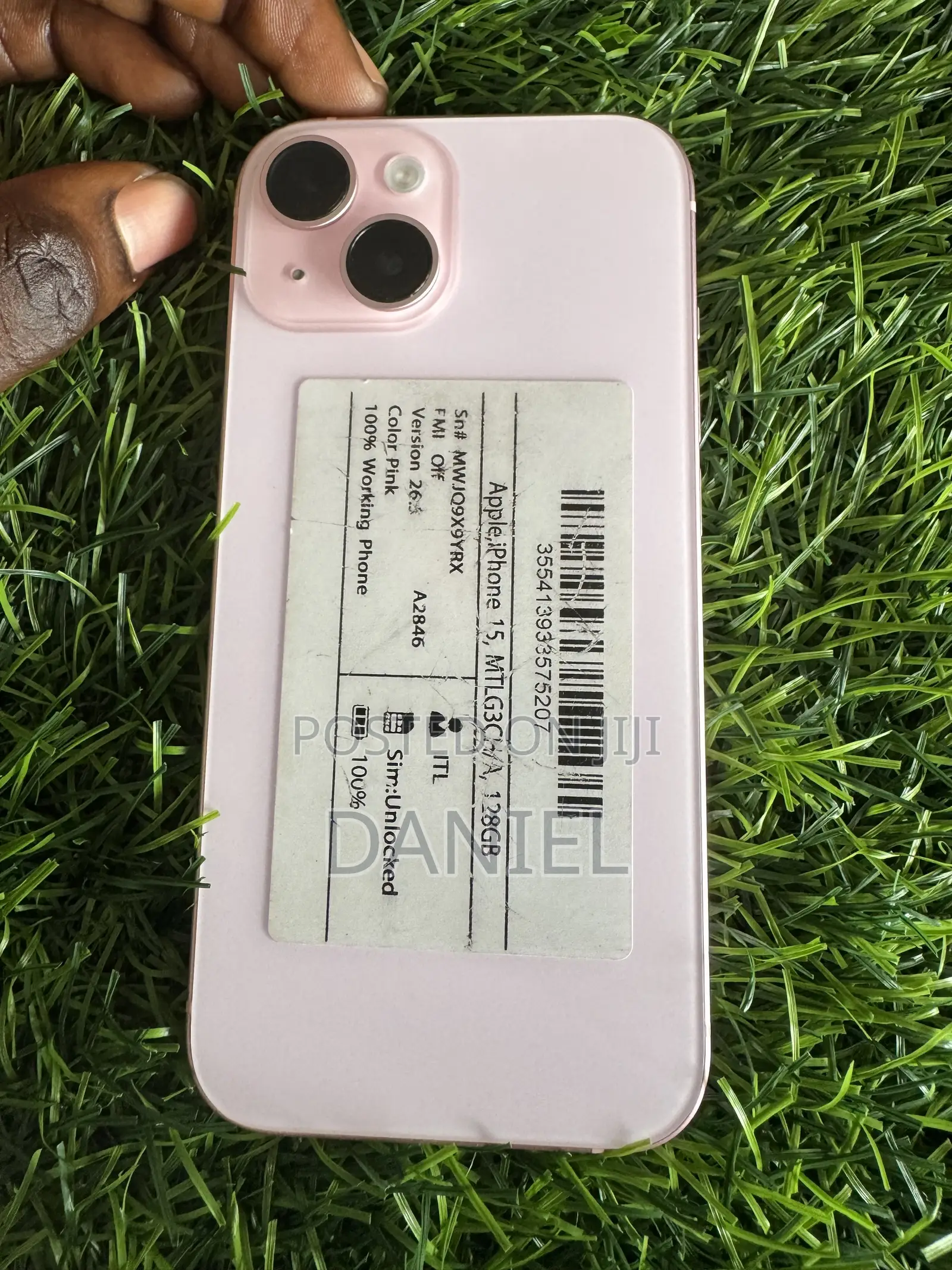 Apple iPhone 15 128 GB Pink