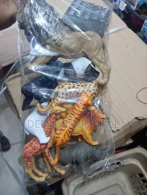 Kids Set of Plastic Wild Animals Toy