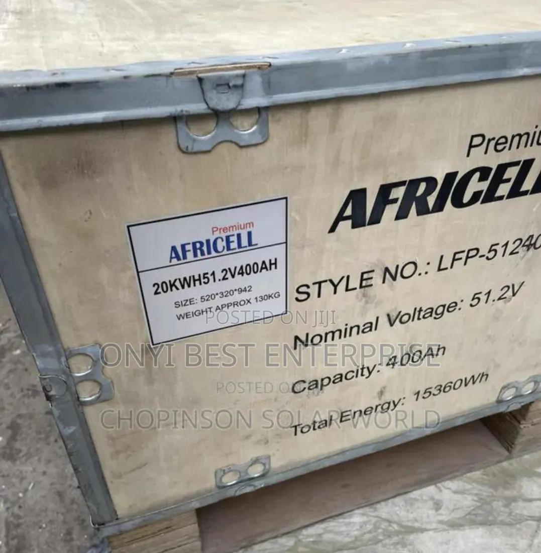 Africell Lithium Ion Battery 20kwh Available