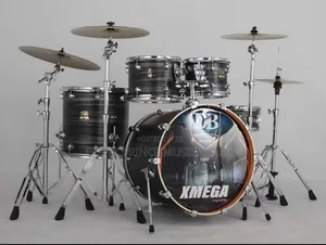 XMEGA-Wood Grain Blast M04 Drum Set (Drummer Boss)