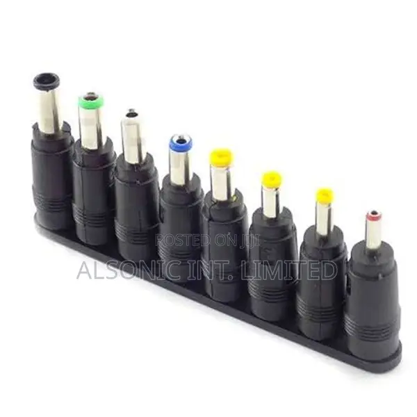 Universal Plugs DC to Plug Power Adapter for Notebook Laptop