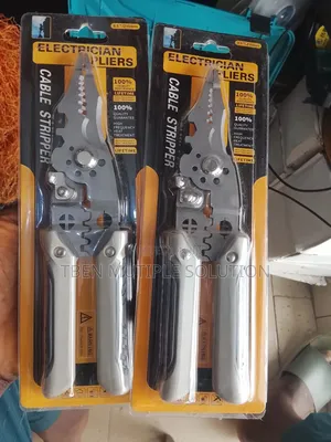 Multi-Purpose Electrician Cable Stripper and Crimping Pliers