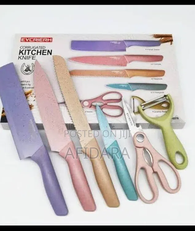 6pcs Kitchen Knife Set – Complete Cutting Set for Every Home Kitchen