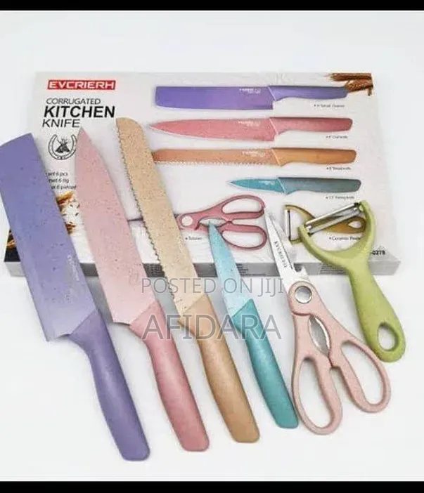 6pcs Kitchen Knife Set – Complete Cutting Set for Every Home Kitchen