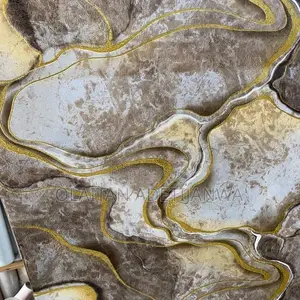 Nonwoven Marble Look Alike Wallpaper With Marble Veins