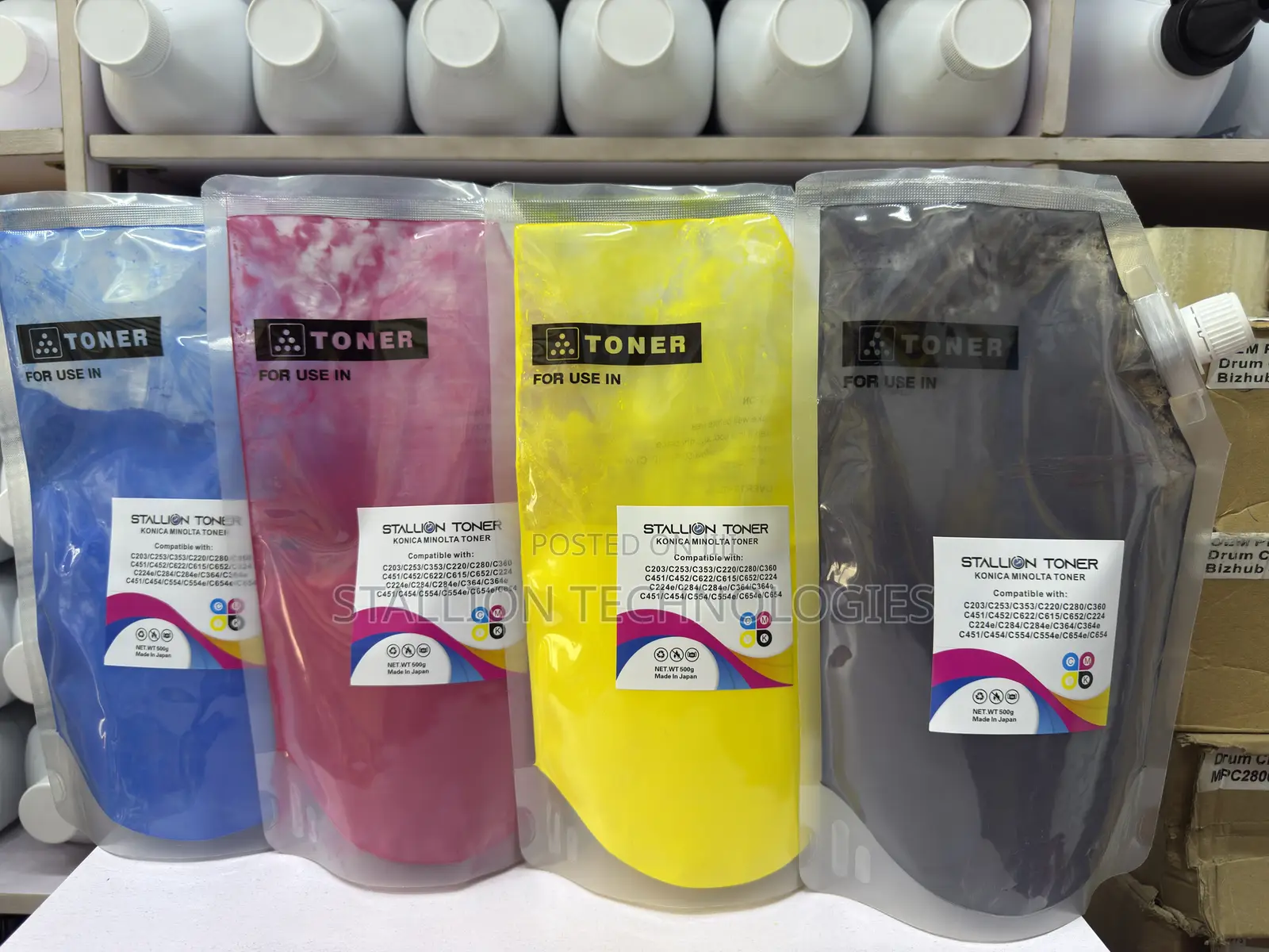 Konica Minolta Refill Toner 500g CMYK