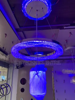 Modern Crystal Ring LED Pendant Chandelier