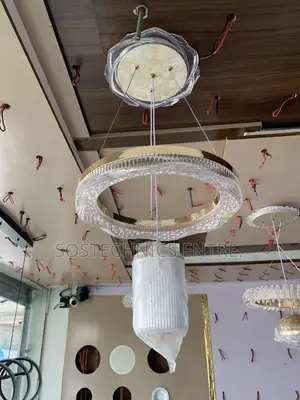 Modern Crystal Ring LED Pendant Chandelier