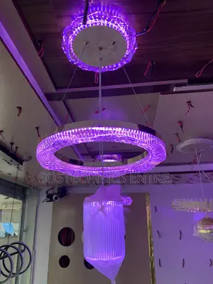 Modern Crystal Ring LED Pendant Chandelier