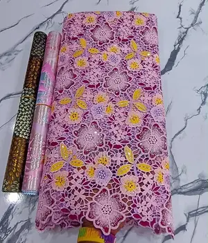 Guipur Cord With Crystal Stone