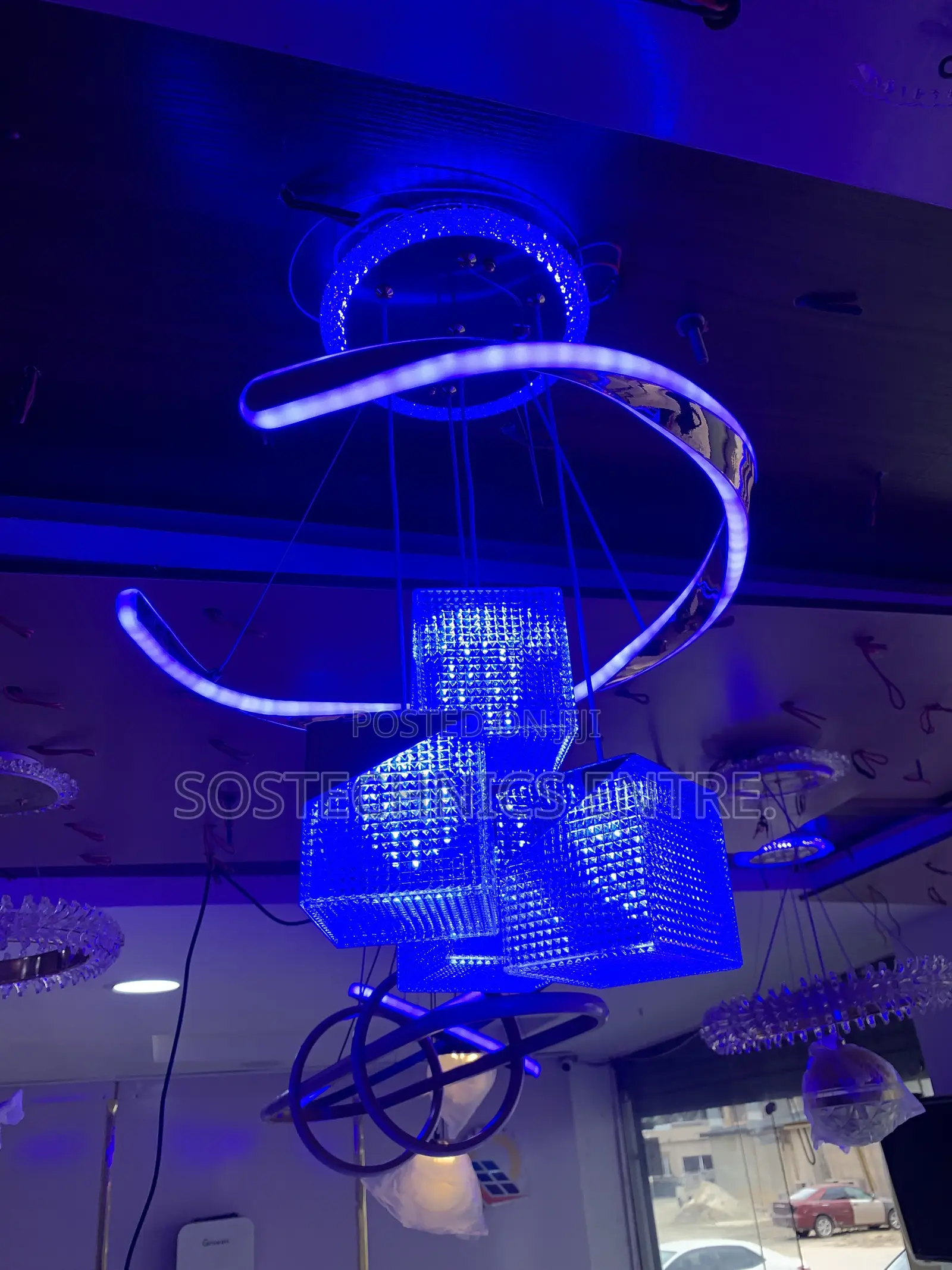Modern LED Dropping Chandelier