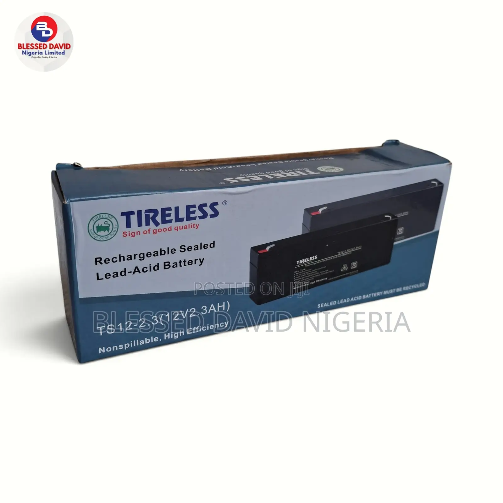 Tireless 12V 2.3Ah Replacement Battery