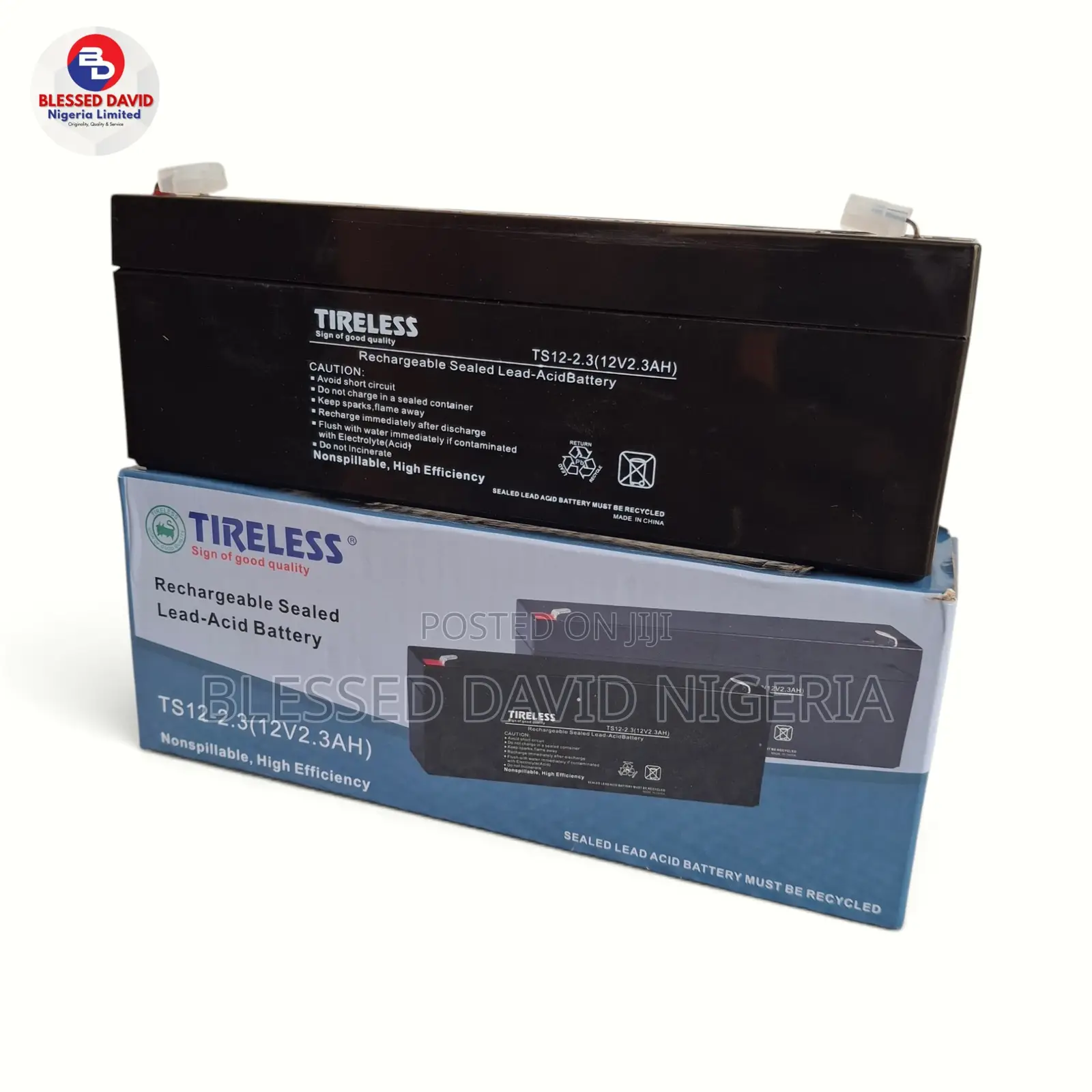 Tireless 12V 2.3Ah Replacement Battery