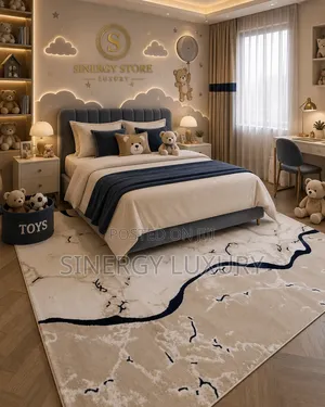 5x7fts Beige and Cream Turkish Center Rug
