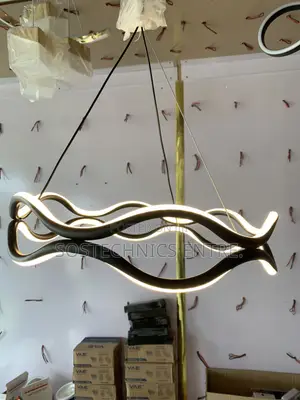 Modern Wavy LED Pendant Chandelier