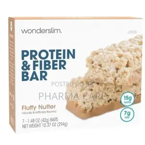 Protein Bars Fiber Fluffy Nutter 7ct