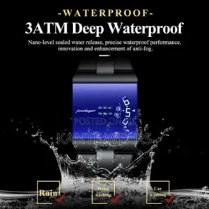 Poedagar Blue Dial Sleek Watch