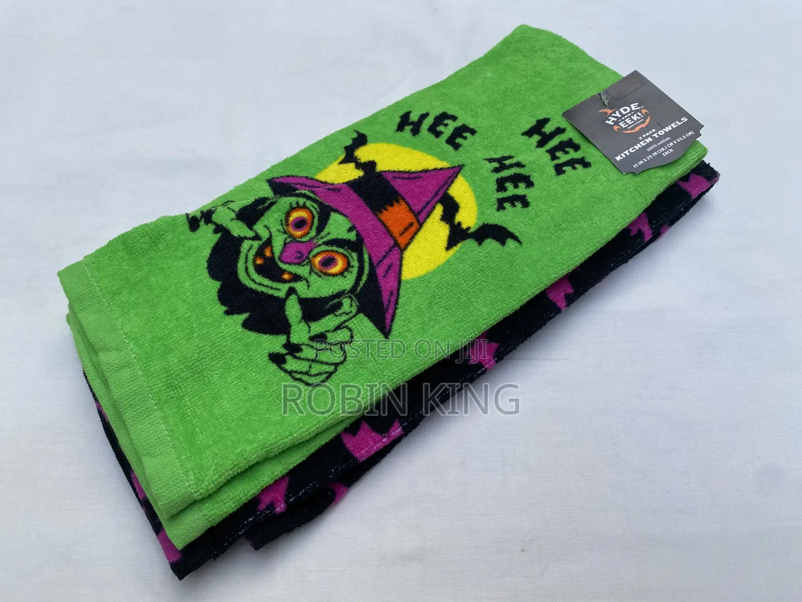 Hyde and Eek Hee Kitchen Towels 2/Pack Size 15 Inch X 25 Inch