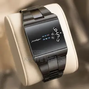 Poedagar Black Dial Exotic Watch