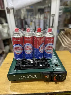 Portable Gas Stove With 4pcs Butane Gas Cartridges