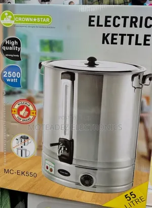 Master Chef 55l (2500w) High Quality Electric Kettle With Dispenser