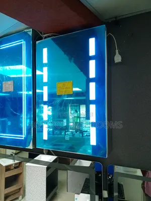 40cm Stainless Mirror With Shelf Space