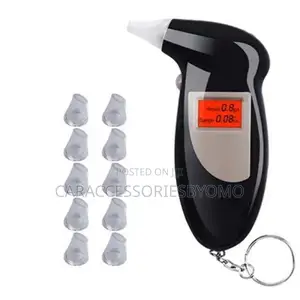 Alcohol Tester With Mouthpieces Breathalyzer Digital LCD