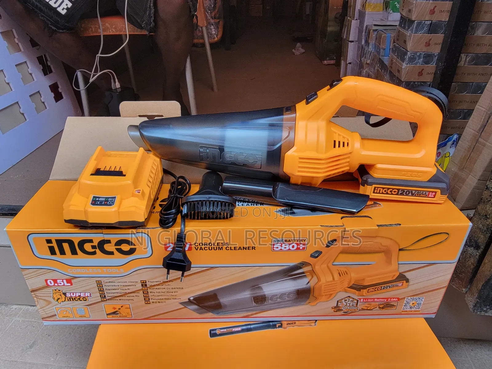 20v Cordless Vacuum Cleaner Ingco