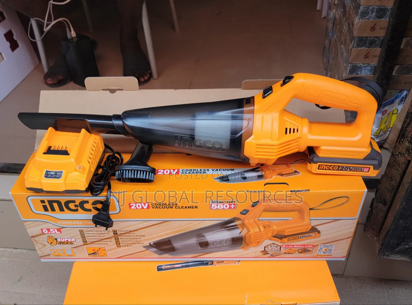 20v Cordless Vacuum Cleaner Ingco