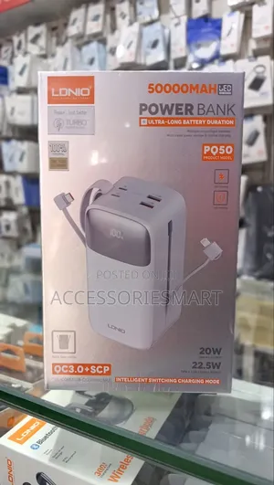 LDNIO 50000mAh Power Bank PQ50