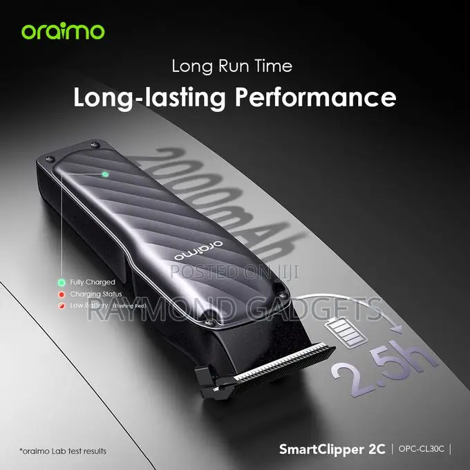Oraimo Smart-Clipper 2c Professional Hair Clipper Opc-Cl30c