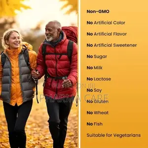 VitaminD3 4000IU With Magnesium Probiotic Digestiv Enzyme-60 Capsule