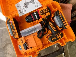 INGCO 20V Compact Brushless Cordless Impact Drill Kit