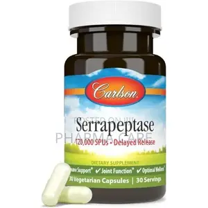 Serrapeptase 120,000 Spus - 30 Capsules