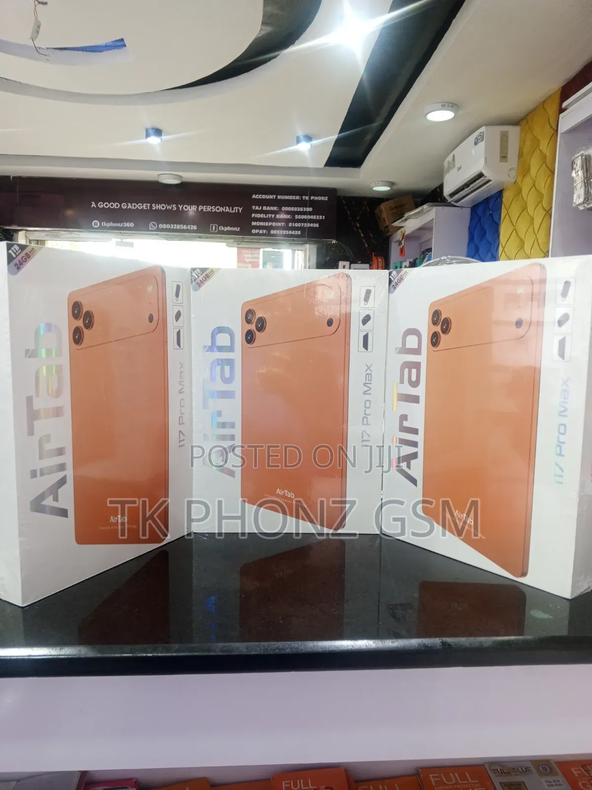 New AirTab i17 Pro Max 1 TB Black