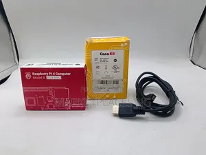 Raspberry Pi 4 Computer Model 4B With Charger and Hdmi Cable