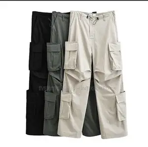 Wide Leg Combat Cargo Pant