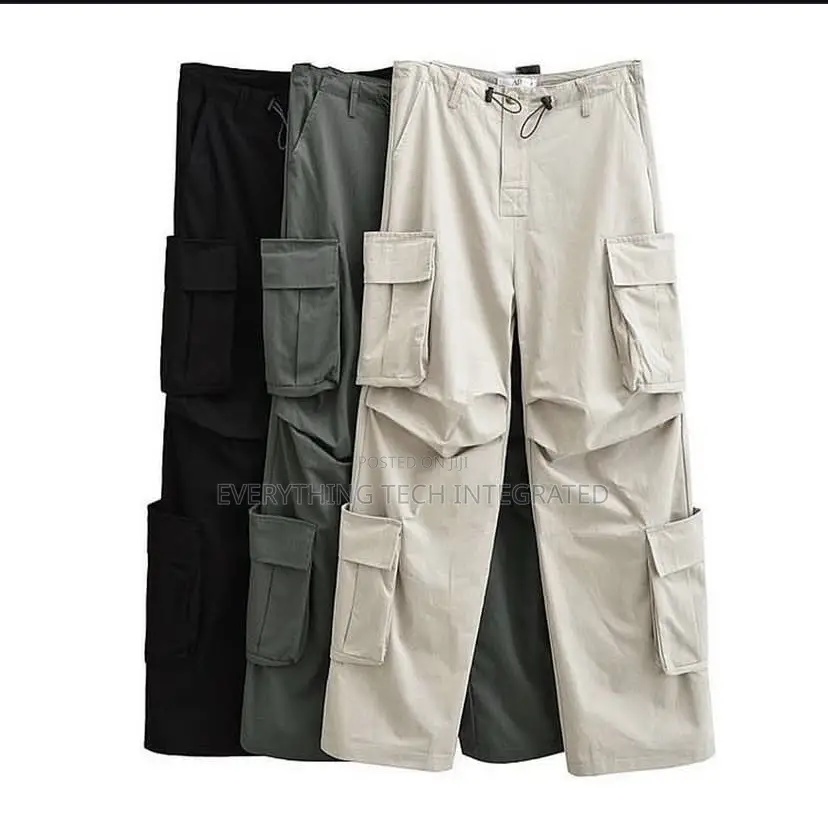 Wide Leg Combat Cargo Pant