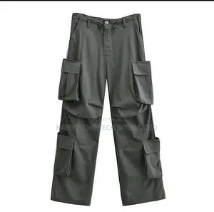 Wide Leg Combat Cargo Pant