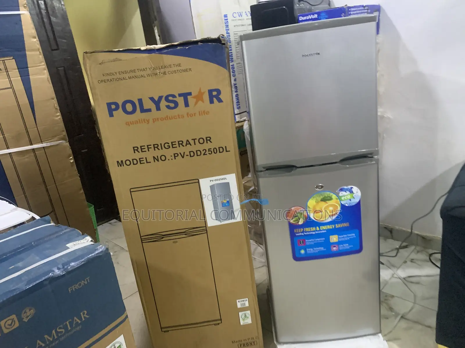 Polystar 250L Kitchen Food Storage Fridge