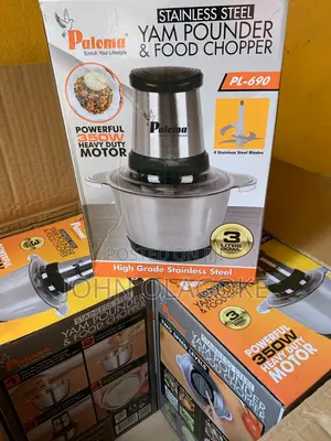 3L Paloma Heavy Duty Yam Pounder/ Food Processor
Solar Compatible