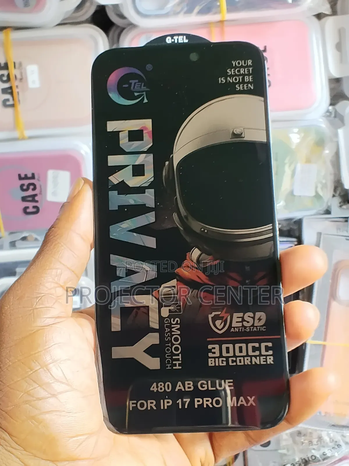 iPhone 16/17 Pro Max Anti-Scratch Privacy Screen Protector
