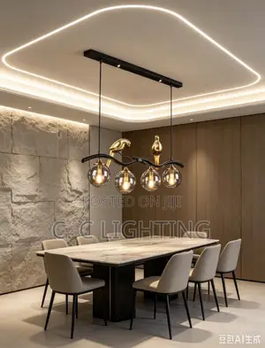 NordicStyle Bird LED Pendant Light Modern Glass