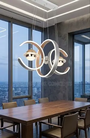 Modern Simple Long Crystal Chandelier for Living Room, Bedroom.