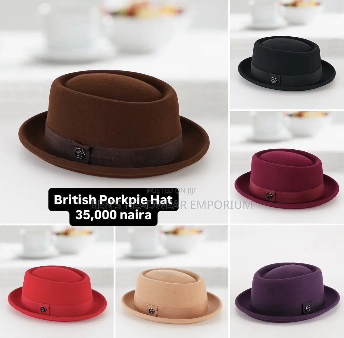 British Porkpie Hat