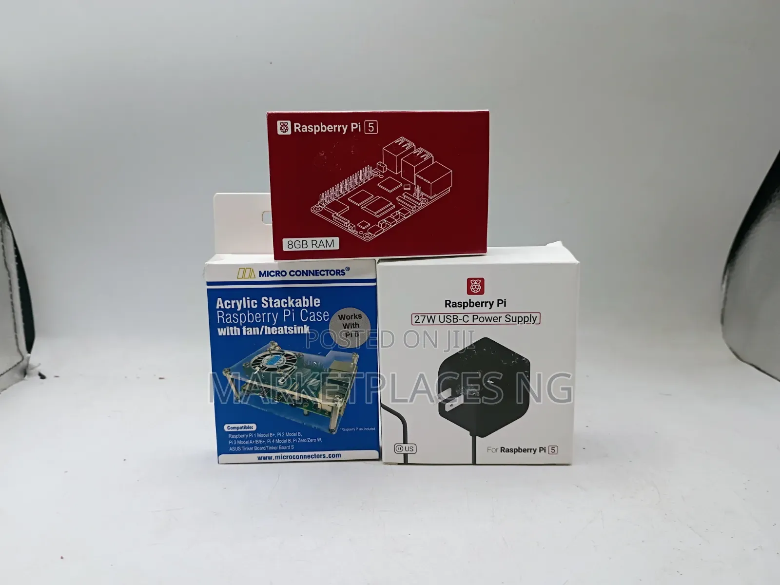 Raspberry Pi 5 8Gb Ram With Case and Power Supply